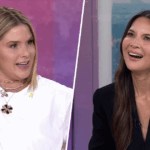 O movimento de dança exclusivo de Jenna Bush Hager, ‘The Bucking Bronco’, deixa Olivia Munn sem palavras