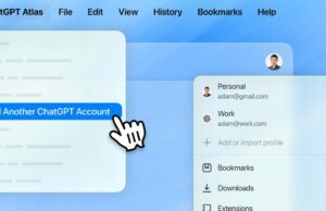 O navegador Atlas da OpenAI adiciona suporte para várias contas ChatGPT O navegador Atlas da OpenAI adiciona suporte para várias contas ChatGPT