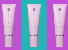 O novo protetor solar sedoso da Tatcha nunca sai da minha bagagem de mão Protetor solar leitoso Tatcha FPS 50+