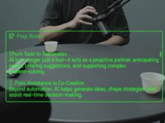 O novo recurso de óculos inteligentes Even G2 funciona como um código de trapaça para reuniões Uma imagem promocional mostrando o recurso Even Hub do Even G2