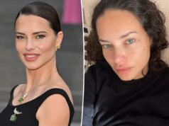 O perfume exclusivo de Adriana Lima pode ser seu por menos de US$ 25 Fórmula de Manteiga de Cacau Palmer com Vitamina E Óleo Corporal Hidratante de Baunilha do Taiti, 192 ml