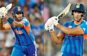 O presidente da MCA, Ajinkya Naik, elogia Suryakumar Yadav, Shivam Dube O presidente da MCA, Ajinkya Naik, elogia Suryakumar Yadav, Shivam Dube