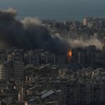 Apoiadores do Hezbollah em Beirute em fevereiro.