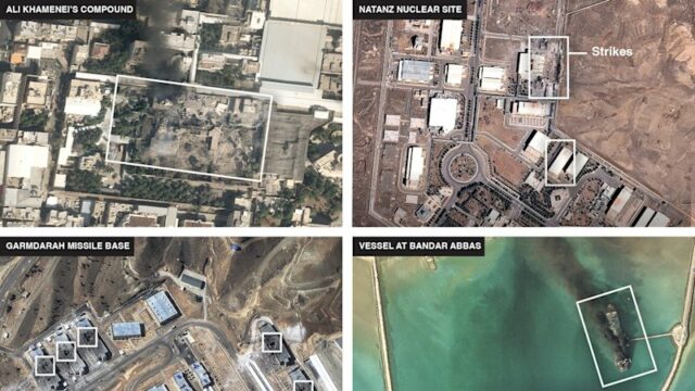 Uma semana após o início da guerra contra o Irão, os Estados Unidos e Israel atacaram uma vasta gama de alvos – cerca de 4000 no total – por terra, ar e mar.