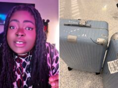O rapper Chika fica arrasado na Delta Airlines por causa de malas ‘rachadas’ de US $ 5 mil em um caos de bagagens O rapper Chika fica arrasado na Delta Airlines por causa de malas 'rachadas' de US $ 5 mil em um caos de bagagens