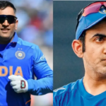 `O sorriso fica ótimo em você`, diz MS Dhoni a Gautam Gambhir em uma mensagem