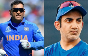 `O sorriso fica ótimo em você`, diz MS Dhoni a Gautam Gambhir em uma mensagem `O sorriso fica ótimo em você`, diz MS Dhoni a Gautam Gambhir em uma mensagem