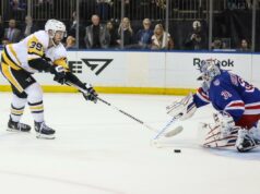 O sucesso de Igor Shesterkin nos pênaltis para o Rangers alcançar níveis de elite O ala direito do Pittsburgh Penguins, Anthony Mantha (39), faz uma tentativa de chute a gol contra o goleiro do New York Rangers, Igor Shesterkin (31), durante uma disputa de pênaltis.