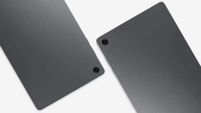 Uma imagem destacando o Tab A11+ da Samsung.