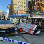 O taxista amarelo que atropelou duas mulheres na calçada de Nova York tem licença TLC suspensa: autoridades