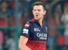 O técnico do RCB, Andy Flower, fornece uma atualização sobre a disponibilidade de Josh Hazlewood O técnico do RCB, Andy Flower, fornece uma atualização sobre a disponibilidade de Josh Hazlewood
