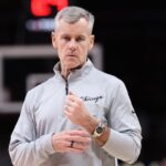Chicago Bulls head coach Billy Donovan against Atlanta Hawks
