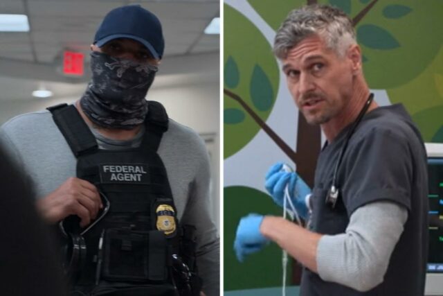 'O último terror do Pitt? ICE prende a amada enfermeira Jesse por proteger um detido ferido
