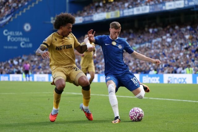 O zagueiro Chris Richards foi descartado para um importante amistoso Cole Palmer of Chelsea