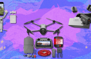 Obtenha alguns descontos sérios da DJI antes que a Amazon Big Spring Sale chegue Drone principal de câmera tripla DJI Mavic 4 Pro em fundo branco