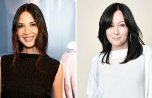 Olivia Munn compartilha o melhor conselho sobre o câncer que Shannen Doherty deu a ela Promo celebridades pacientes com câncer de mama que Shannen Doherty ajudou