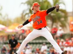 Orioles e Shane Baz concordam com extensão de contrato de US$ 68 milhões por cinco anos Shane Baz assinou um contrato recorde para permanecer em Baltimore.