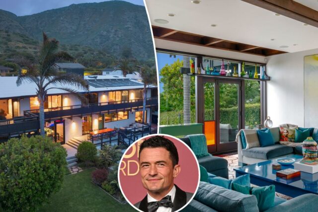 Orlando Bloom quer US$ 12 milhões pela casa em Malibu, onde ele não mora há vários anos

