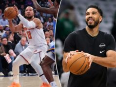 Os Knicks sabem que não podem se preocupar ‘com mais ninguém’, apesar do retorno de Jayson Tatum ao Celtics Jayson Tatum nº 0 do Boston Celtics se aquece antes do jogo contra o Dallas Mavericks no TD Garden em 6 de março de 2026.