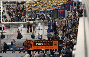 Os americanos terão um pesadelo de viagem, pois o clima severo e o congelamento da TSA causam voos cancelados e paradas em terra Os americanos terão um pesadelo de viagem, pois o clima severo e o congelamento da TSA causam voos cancelados e paradas em terra