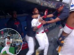 Os ânimos aumentam entre o infielder panamenho Jonathan Arauz, técnico em momento selvagem do WBC Os ânimos aumentam entre o infielder panamenho Jonathan Arauz, técnico em momento selvagem do WBC