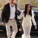 Na foto: Príncipe Harry e Meghan durante sua visita à Jordânia em fevereiro passado