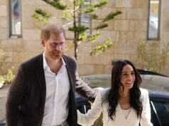 Os australianos exigem que Harry e Meghan paguem eles próprios pela visita pseudo-real, já que a petição para não usar o dinheiro do contribuinte atinge mais de 32.000 assinaturas Na foto: Príncipe Harry e Meghan durante sua visita à Jordânia em fevereiro passado
