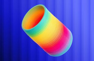 Os chips M5 agora têm três tipos de núcleo – o que isso realmente significa? Os chips M5 agora têm três tipos de núcleo – o que isso realmente significa? | Imagem abstrata de um cilindro colorido