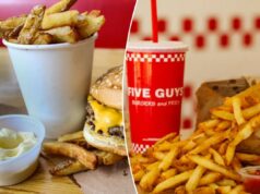 Os clientes do Five Guys ficam furiosos enquanto a corrente troca os copos de fritura por sacos de papel: ‘A gordura penetra!’ Os clientes do Five Guys ficam furiosos enquanto a corrente troca os copos de fritura por sacos de papel: 'A gordura penetra!'