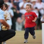 Cronograma de relacionamento do jogador de golfe profissional Cameron Young e sua esposa Kelsey Dalition - 877