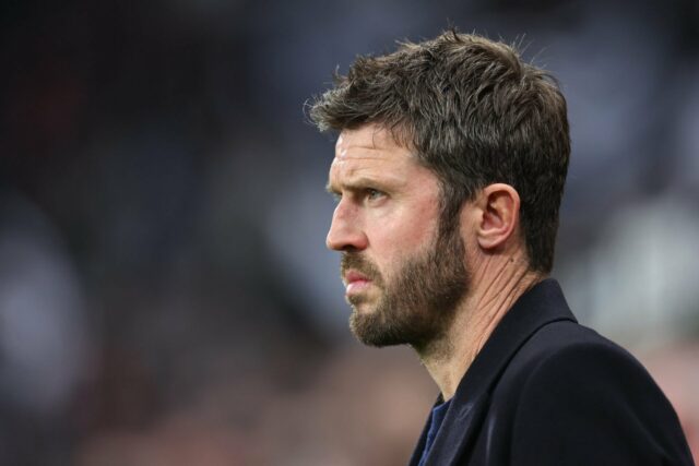 Os instintos do meio-campo de Michael Carrick entraram em ação Os instintos do meio-campo de Michael Carrick entraram em ação com o comando do Man Utd aos 70 minutos contra o Newcastle e falou muito