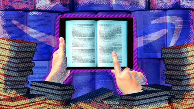 Uma captura de tela de uma lista de livros da Amazon com os detalhes do Amazon First Reads circulados. 