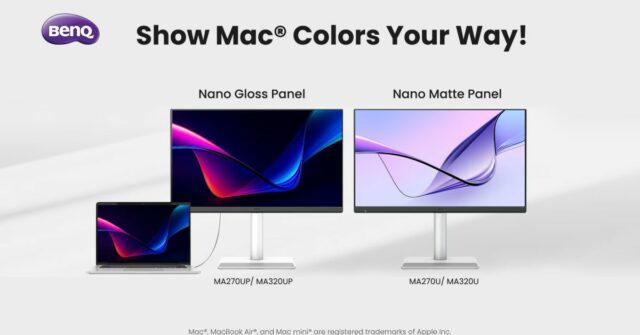 Os monitores BenQ MA exibem cores que combinam com a Os monitores BenQ MA exibem cores que combinam com a tela do seu MacBook – e você pode ganhar um