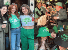 Os obstinados bêbados inundam o pub de Los Angeles para a explosão de St Paddy’s que se transforma em loucura o dia todo Os obstinados bêbados inundam o pub de Los Angeles para a explosão de St Paddy's que se transforma em loucura o dia todo