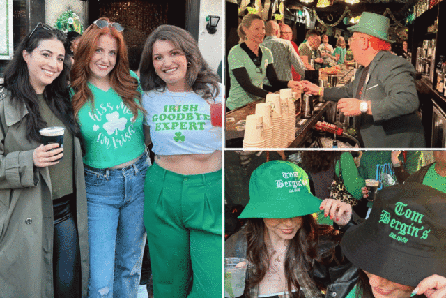 Os obstinados bêbados inundam o pub de Los Angeles para a explosão de St Paddy's que se transforma em loucura o dia todo
