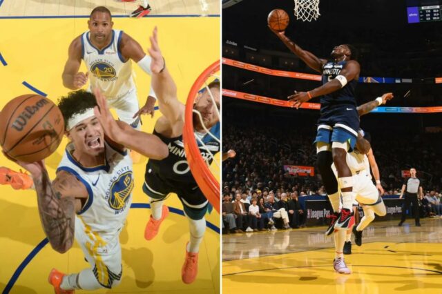 Os problemas de lesão dos Warriors ficam ainda piores com a derrota para os Timberwolves
