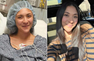 Os sintomas da mãe de 28 anos são considerados hemorróidas. Testes adicionais revelaram um diagnóstico de mudança de vida (exclusivo) Kalei Martin tira uma selfie em seu carroCrédito: Cortesia de Kalei Martin