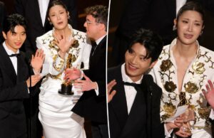 Os vencedores de ‘KPop Demon Hunters’ foram rudemente interrompidos durante os discursos de aceitação do Oscar 2026 Os vencedores de 'KPop Demon Hunters' foram rudemente interrompidos durante os discursos de aceitação do Oscar 2026