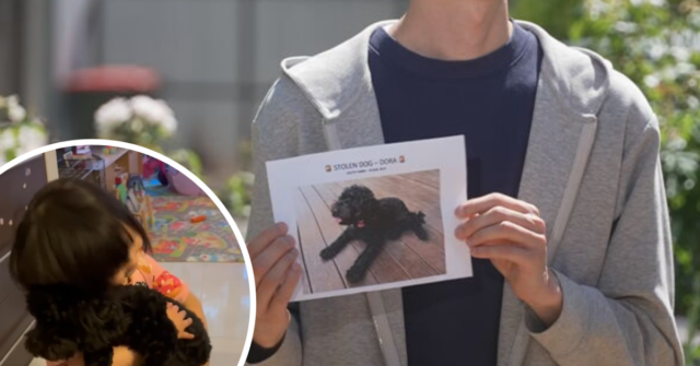 A polícia divulgou imagens das mulheres com quem gostaria de falar, bem como uma foto de Dora caso alguém a reconheça.