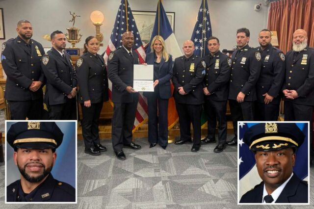 Pam Bondi homenageia os 'mais brilhantes dos mais brilhantes' policiais Pam Bondi homenageia os 'mais brilhantes dos mais brilhantes' policiais da NYPD que impediram o atentado à bomba na Mansão Gracie