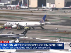 Parada em solo emitida em LAX após problema no motor forçar a evacuação do voo da United Yahoo news home