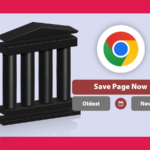 Logotipo do Google Chrome vestindo uma capa vermelha de super-herói, voando contra um céu azul com raios.