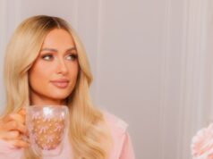 Paris Hilton acha que deveríamos ter mais brilho no café da manhã Paris Hilton gosta de seus cremes International Delight.