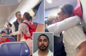 Passageiro indisciplinado é preso após briga violenta com policial em voo da Southwest Airlines: vídeo Passageiro indisciplinado é preso após briga violenta com policial em voo da Southwest Airlines: vídeo
