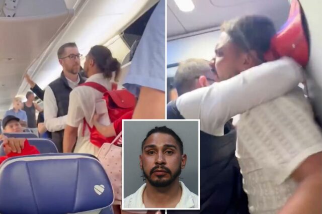 Passageiro indisciplinado é preso após briga violenta com policial em voo da Southwest Airlines: vídeo
