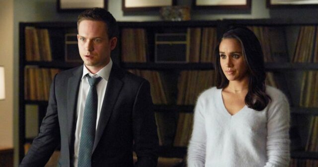 Patrick J. Adams recebeu 'Eye Rolls' de Meghan Markle no Patrick J. Adams brinca sobre Suits encontrando sucesso na Netflix devido a Meghan Markle e Príncipe Harry 328