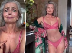 Paulina Porizkova, 60, modela lingerie rosa enquanto aborda ‘fumaça e espelhos’ nas redes sociais Paulina Porizkova, 60, modela lingerie rosa enquanto aborda 'fumaça e espelhos' nas redes sociais