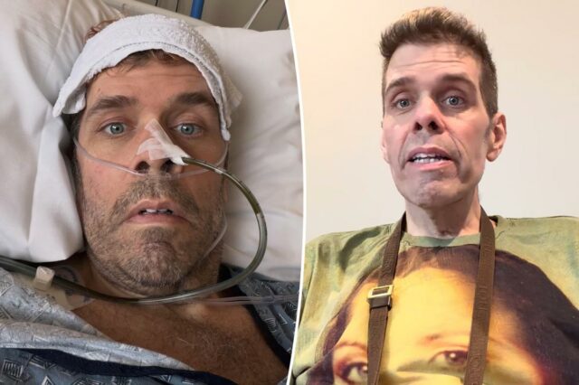 Perez Hilton revela emergência médica que o levou ao hospital por 21 dias: ‘Meu corpo continuava desmoronando’
