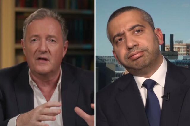 Piers Morgan pergunta 7 vezes a Mehdi Hasan se ele está feliz por Ali Khamenei não governar mais o Irã - mas não obtém resposta: 'boa pergunta'
