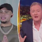 Piers Morgan sai furioso enquanto o influenciador de 'Manosphere' insulta a esposa durante uma entrevista obscura
